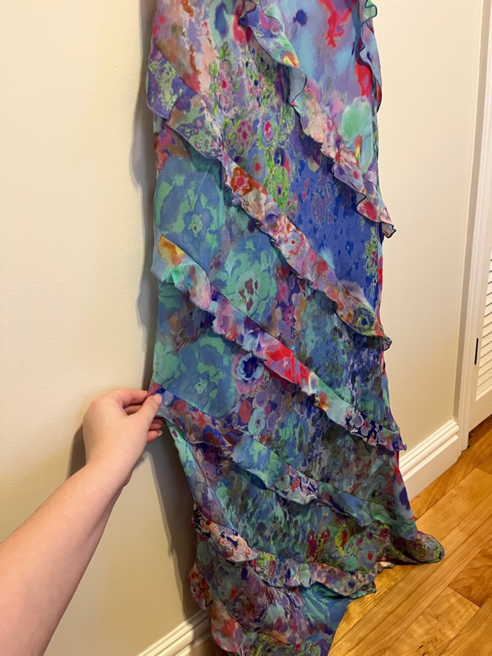Zara Maxi Ruffle Dress - Picture 3 of 5